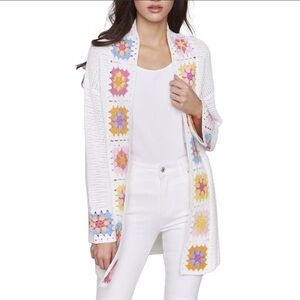 Charlie B Knit Crochet Cardigan Sz XL NWT | Charlie B Cotton Cardigan Sz XL -